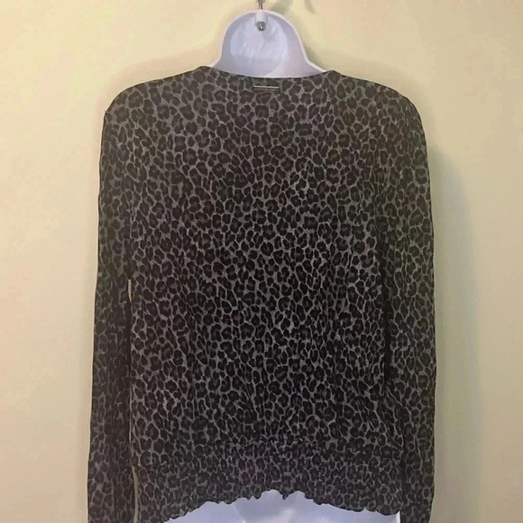 Michael Kors, women’s leopard print,  black and gray excellent condition - Picture 2 of 6
